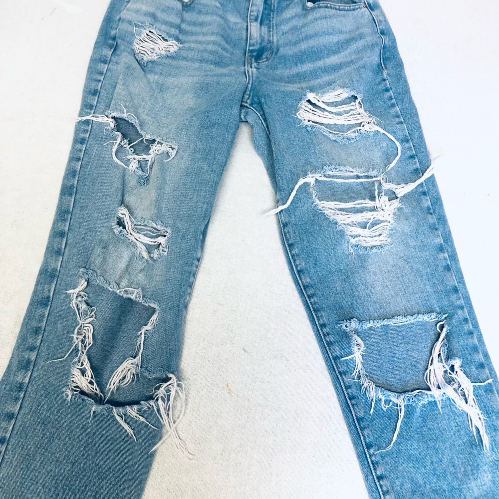 PACSUN DISTRESSED MOM JEANS SIZE 26 - Picture 9 of 11